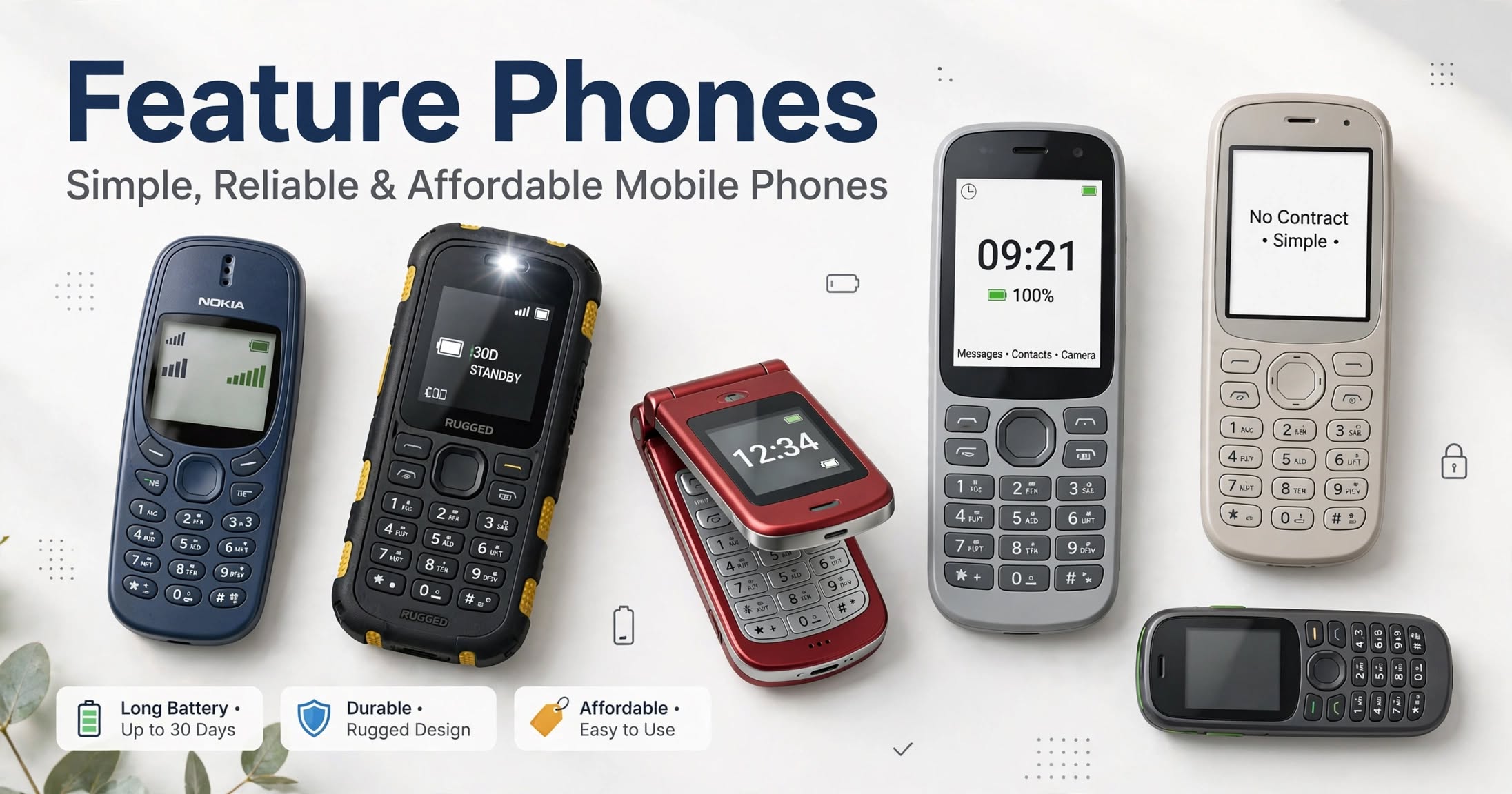 Feature Phones: Simple, Reliable & Affordable Mobile Phones
