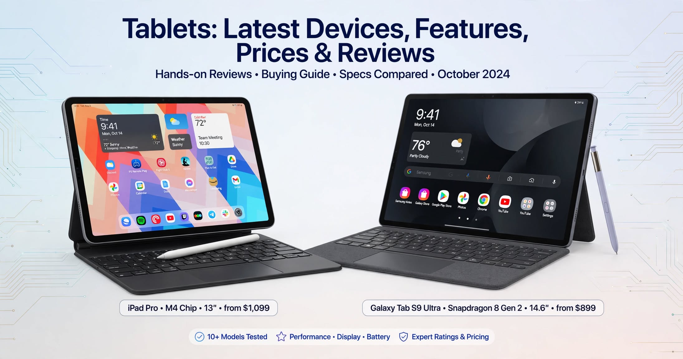 Tablets: Latest Devices, Features, Prices & Reviews